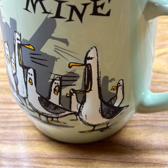 Disney Parks Finding Nemo Seagulls Mugs Mine Mine Raised 3D Coffee Mugs Set of 2 - Picture 3 of 10